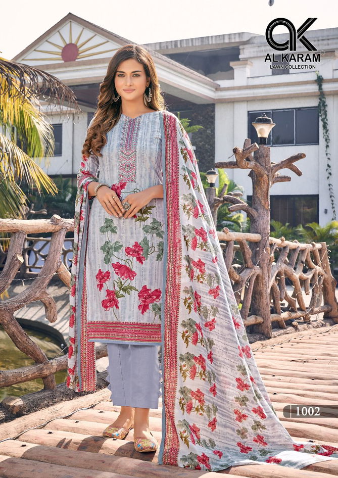 Al Karam Shanaya Wholesale Printed Cotton Dress Material